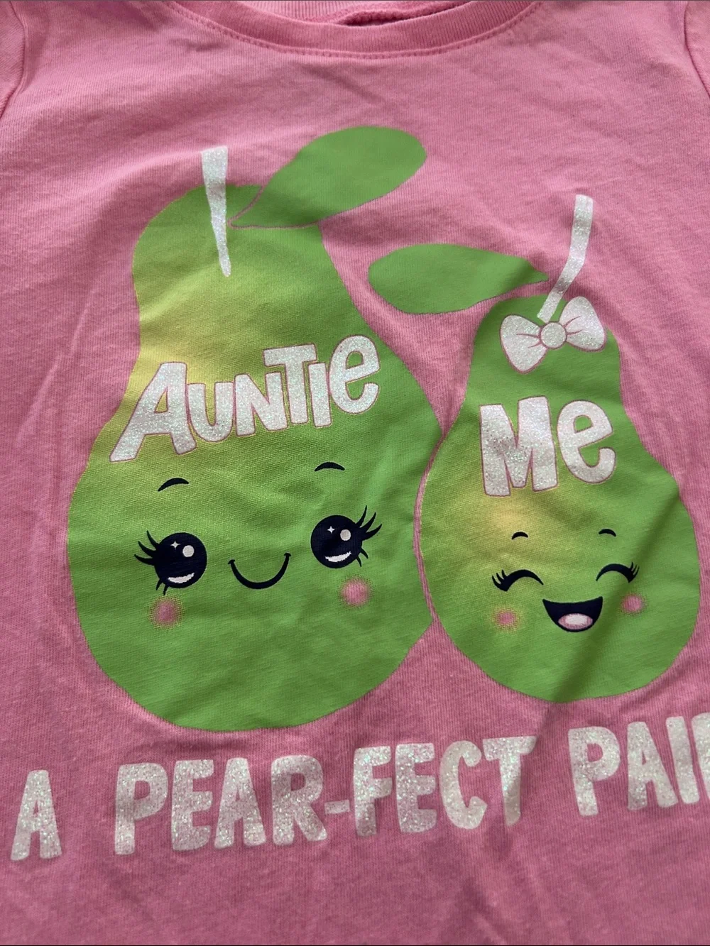 5/$20 The Childrens Place Auntie Me T-Shirt Toddler Girl Size 3T